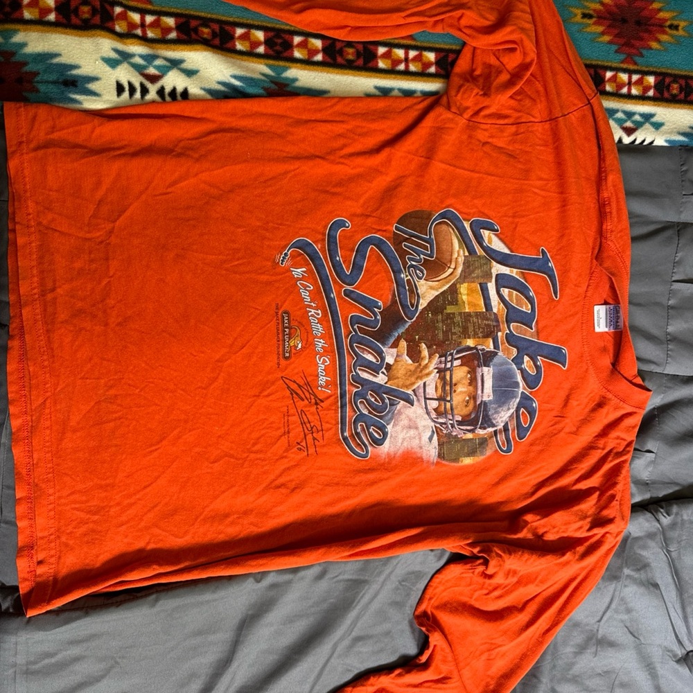 Orange Jake the Snake Long Sleeve Shirt